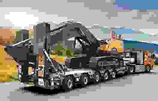 Негабаритная перевозка с учетом высоты в Волхове
